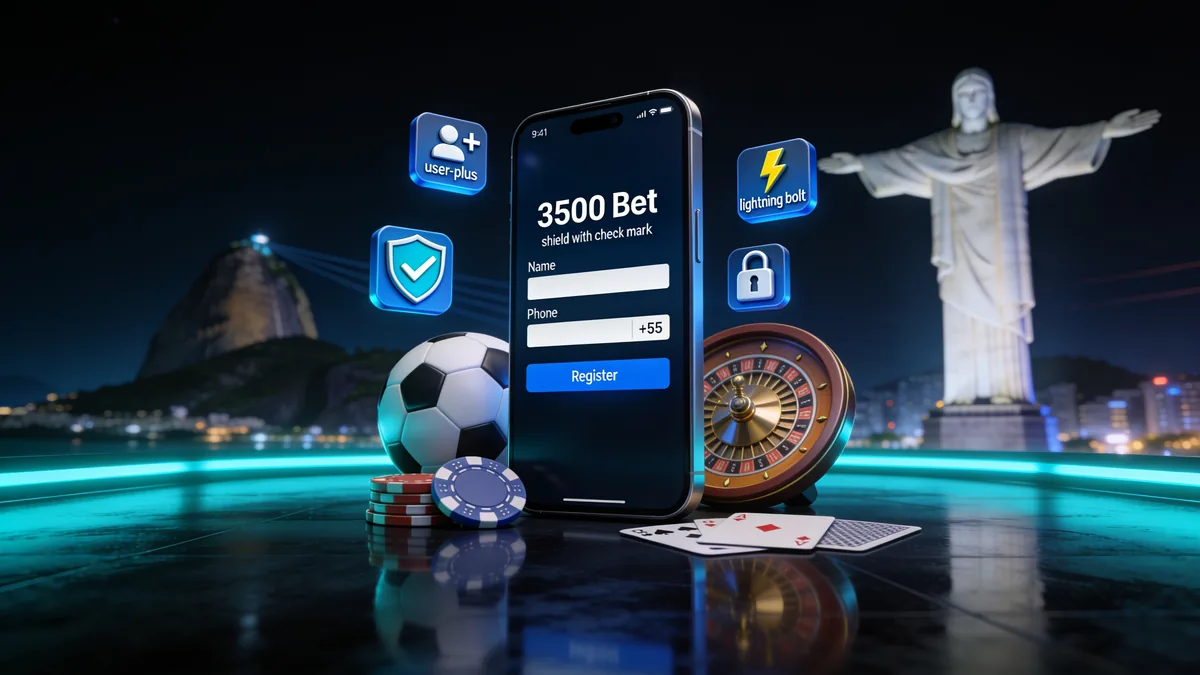 Passo a Passo para Criar Sua Conta na 3500 bet para jogadores no Brasil